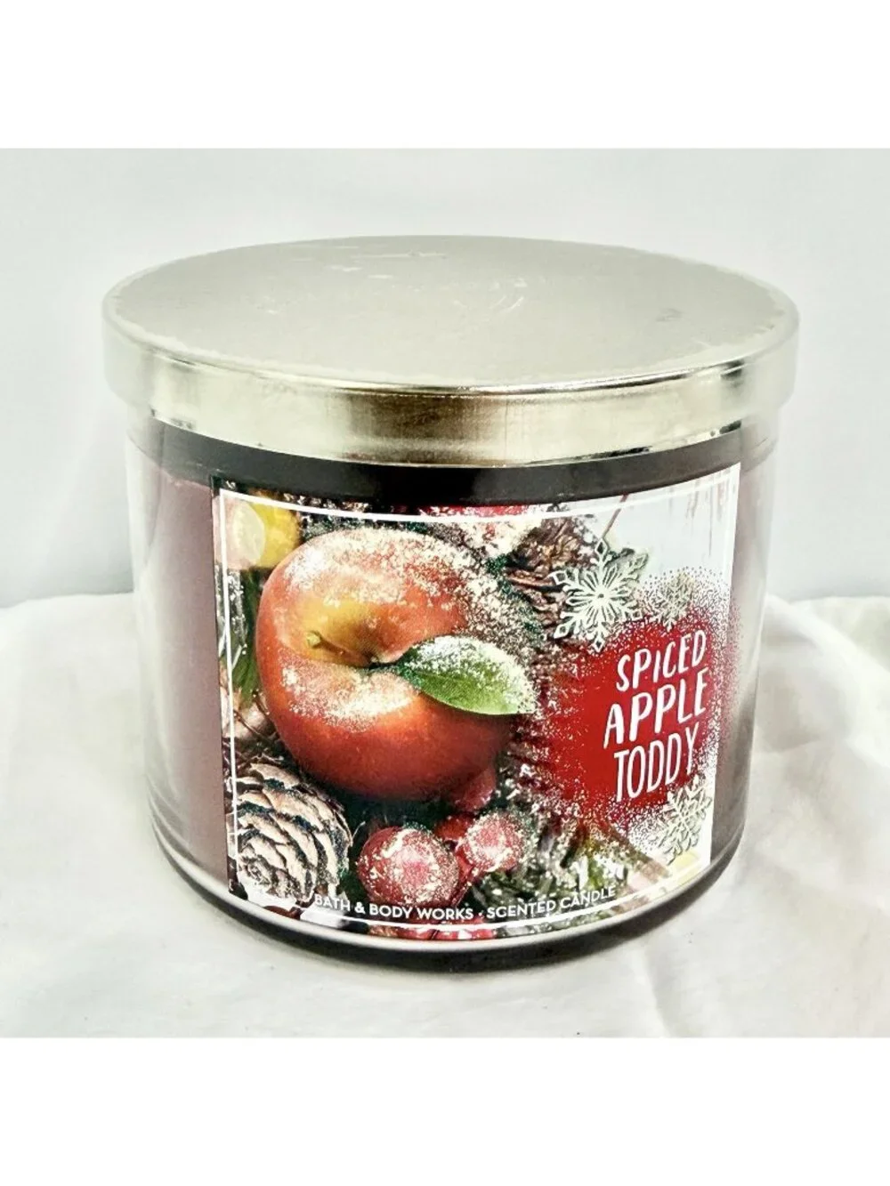 Bath & Body Works Spiced Apple Toddy 3-Wick Scented Candle 14.5 oz NEW